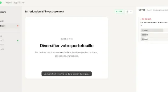 Amphi Outil — outil digital proposé par CreativConflans Conflans-Sainte-Honorine (78)