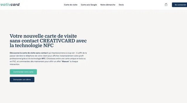 CreativCard Produit — outil digital proposé par CreativConflans Conflans-Sainte-Honorine (78)