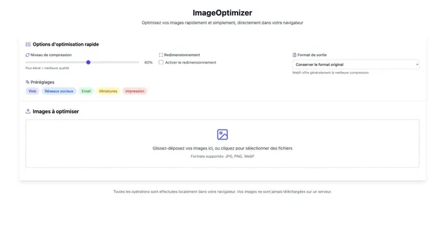 ImageOptimizer Outil — outil digital proposé par CreativConflans Conflans-Sainte-Honorine (78)