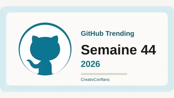 GitHub Trending semaine 44 2026 : les dépôts IA qui montent